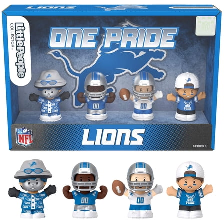 Fisher-Price Little People Detroit Lions Four-Piece NFL Collector Set