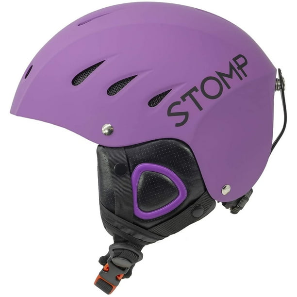 STOMP Ski & Snowboarding Snow Sports Helmet With BuildIn Pocket in Ear