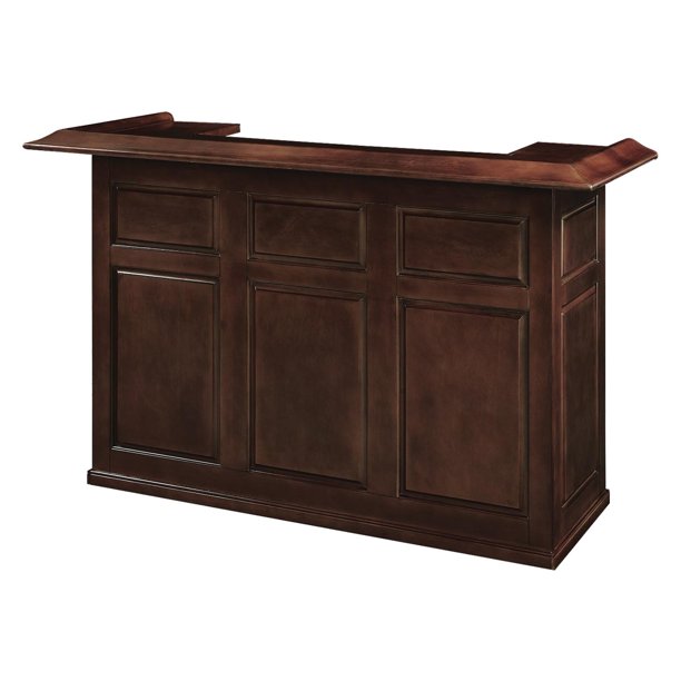 RAM Game Room 72 in. Home Dry Bar with Foot Rail