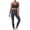 Dark Gray, variant on Women’s Yoga Outfits 2 piece Set Seamless Workout Tracksuits Sports Bra High Waist Legging Active Wear Athletic Clothing Set