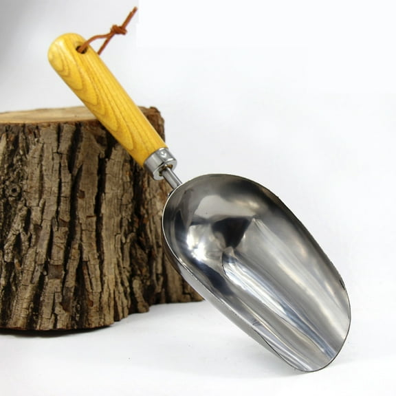 Stainless Steel Garden Trowel with Ergonomic Handle for Weeding, Digging, Planting - Hand Tool for Home and Outdoor Use