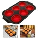 thumbnail image 2 of Molde de silicona para muffins, antiadherente, para 6 muffins, herramienta para hornear, 2 of 6