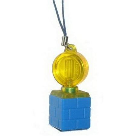 Bandai Nintendo Super Mario Bros Coin Light Up Keychain