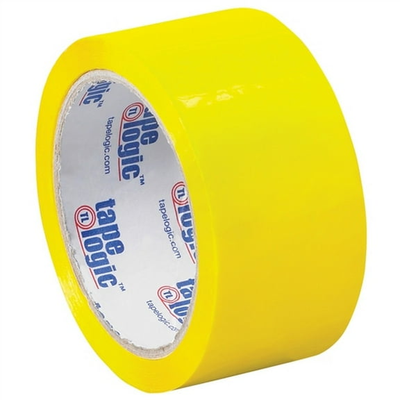Tape Logic Yellow Carton Sealing Tape 2" X 55 Yard (6 Pack)