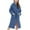 05-Dark Blue, variant on oieyuz Jumpsuits for Women Cotton Linen Short V-Neck Adjustable Belt Waisted Romper with Pocket