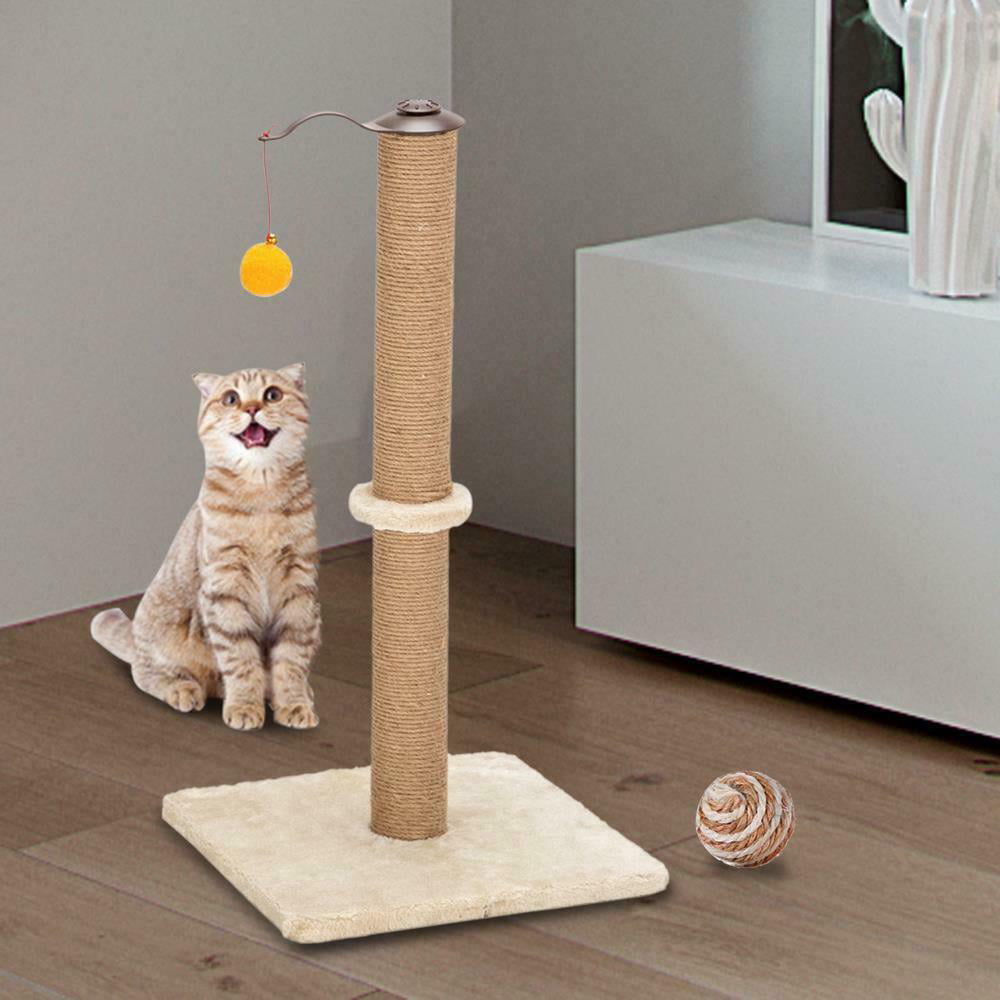 ZooZoo Cat Scratching Board Set，Plain Cat Scratching Post Pad Made of Durable Corrugated Cardboard for Stress Relief