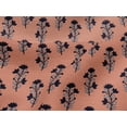 thumbnail image 4 of oneOone Viscose Jersey Fabric Leaves & Floral Block Print Sewing Fabric BTY 60 Inch Wide, 4 of 5