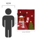thumbnail image 4 of Juego de 3 fundas navideñas JAMW para sillas de comedor con estampado de muñeco de nieve, 4 of 5