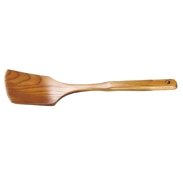 Serving Turner Tool Wok Stirrer Wooden Mixing Spoon Kitchen Utensil