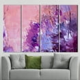 thumbnail image 5 of Contemporary Printed, Pink And Purple Printed Canvas, Purple Canvas, Colorful Printed, Abstract Canvas Art, Pink Artwork, Acyrlic Artwork, Canvas Wall Decor - 3P-Gallery Wrapped, 5 of 9