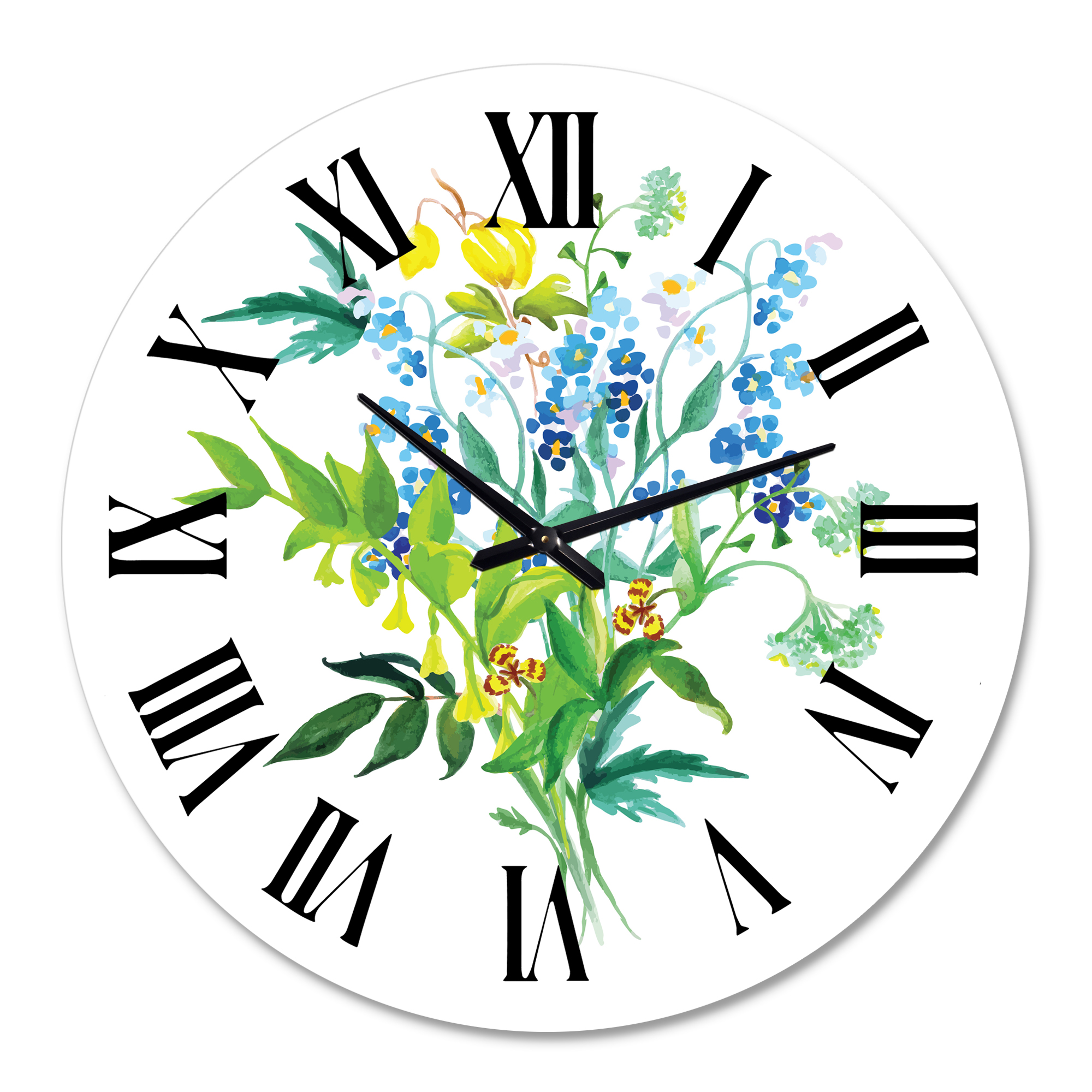 Designart 1 in Farmhouse Wall Clock