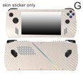 thumbnail image 1 of Host Sticker Full Wrap Carbon Brushed Matte Glossy For ROG Texture Ally H2Y6, 1 of 9