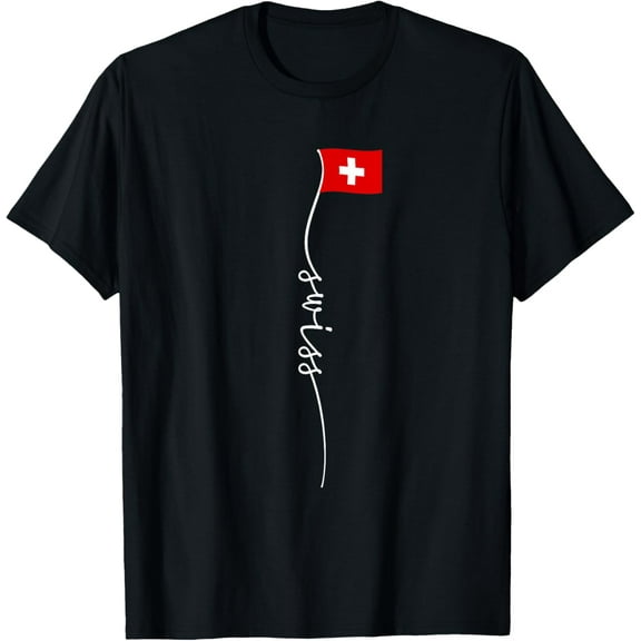 Switzerland Signature Swiss Flag T-Shirt