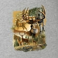 thumbnail image 3 of Wild Bobby Deers in Mountains Patriotic American Flag Hunting Animal Lover Unisex Men Tee, 3 of 6