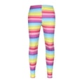 thumbnail image 3 of Girls Leggings Cartoon Basic Stretch Legging Toddler Kids Footless Tights Pants 4-12 Years, 3 of 5