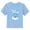 Light Blue, variant on Toddler's Care Bears Christmas Grumpy Bear Beary Merry Snowflake Graphic Tee Black 4T