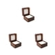 thumbnail image 1 of Caja de joyería Minnieouse para anillo de matrimonio y pendientes de botón Negro, 1 of 6