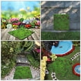 thumbnail image 3 of Miangastore Artificial Grass Door Mat Indoor Outdoor Rug Green Turf For Multi-Purpose Home Entryway Scraper Doormat Dog Mats Green, 3 of 8