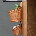thumbnail image 4 of Sleek Woven Basket Hanging Organizer for Kitchen Plants Storage Solution, 4 of 9
