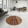thumbnail image 3 of Ahgly Company Indoor Rectangle Contemporary Saffron Red Area Rugs, 4' x 6', 3 of 6