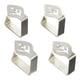 thumbnail image 1 of Clips para mantel de acero inoxidable, abrazaderas ajustables para soporte de mantel, para el hogar, boda, fiesta, Picnic, 4 Uds., 1 of 9