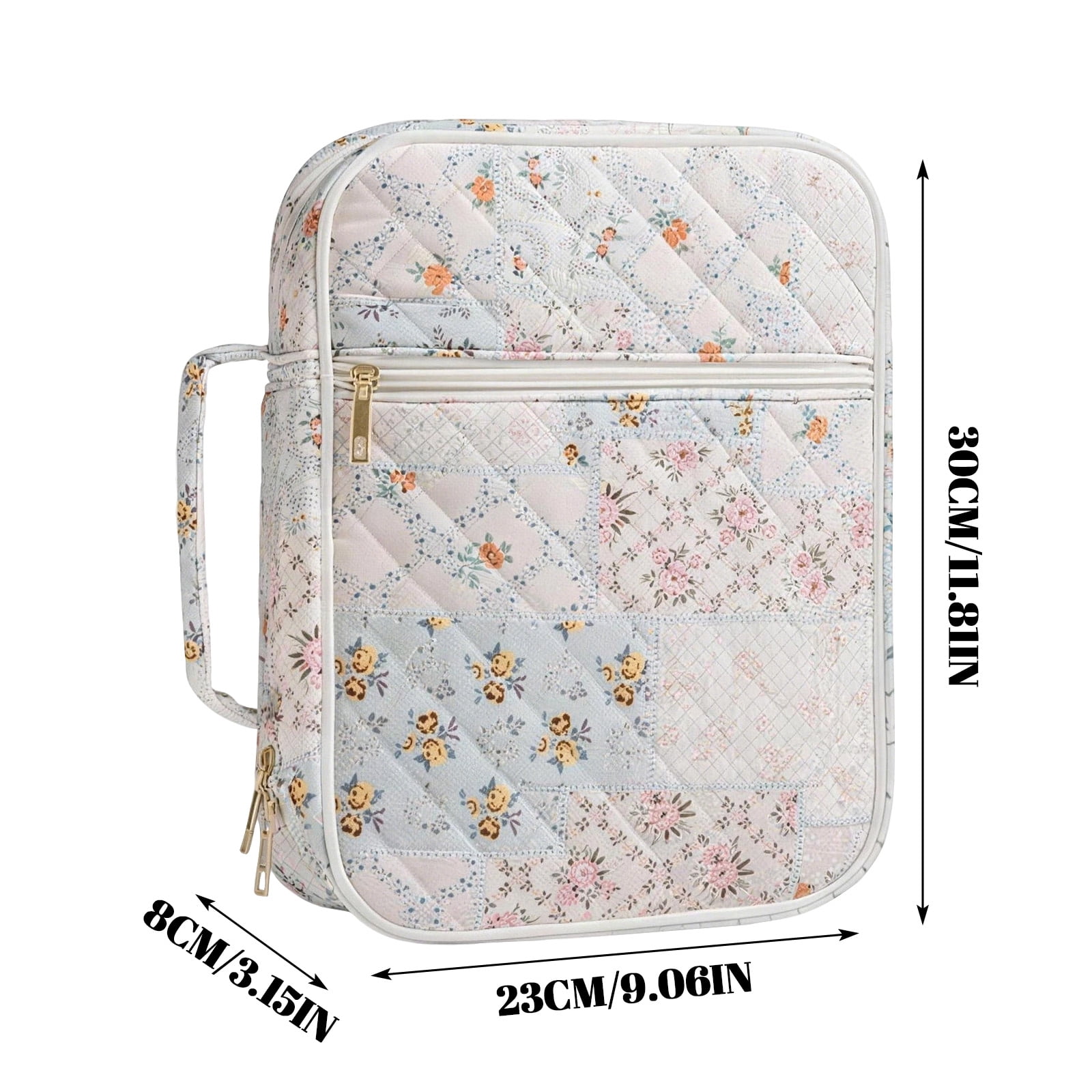Multifunctional Stationery Organizer Bag, Large-Capacity Multi-Compartment Pencil Pouch, Portable Handheld Pen Bag for Pens, Markers, Stickers, Tape and Journaling Supplies