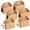 Beige-12pcs, variant on 20/12-Pack Party Favor Boxes, Adopt A Pet Party Favors, Foldable Mini Treat Boxes, Paper, 3.5×3.5×5.5Inch, Ideal for Animal Theme Birthday Party, Wedding, Baby Shower, Anniversary