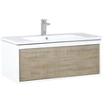 thumbnail image 2 of Lexora Home Scopi 36" Single Acrylic Top Bathroom Vanity with Rose Gold Faucet, 2 of 11