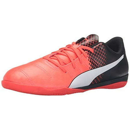 PUMA Men's Evopower 4.3 Tricks IT Soccer Shoe, Red Blast/Puma White, 9 M US