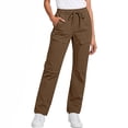 thumbnail image 3 of TaTaai Women's Loose Casual Solid Color Cargo Trousers Multi Pockets Design Stretch Fabric Breathable Comfortable Daily Work Outdoor Pants Gift, 3 of 7
