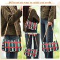thumbnail image 4 of FORMRS Womens Shoulder Bag with Chain Strap Clutch Purse Cute Tote Handbag, Green Plaid, 4 of 7