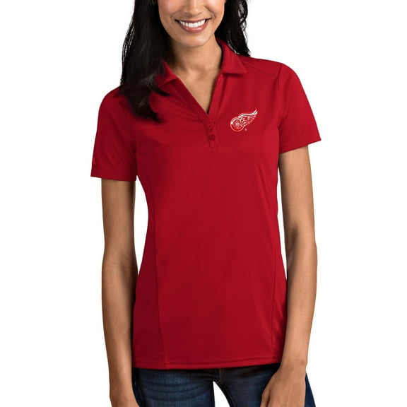 Women's Antigua Red Detroit Red Wings Tribute Polo