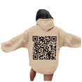 thumbnail image 1 of Chandail à Capuchon Imprimé pour Femme à Manches Longues, Col Rond, Mode Urbaine, Décontracté, Confortable, Doux, Chandail en Molleton, Mode, Coupe Ample, 1 of 6