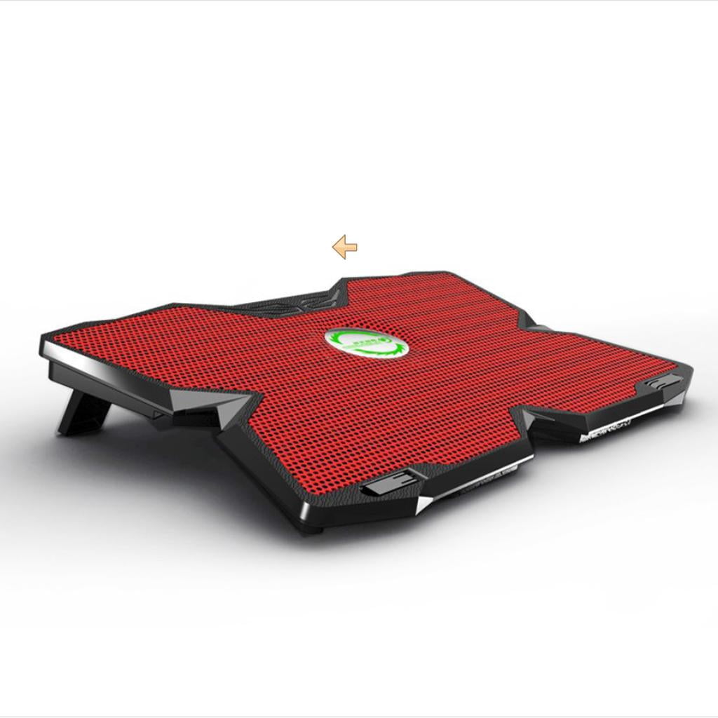 LeeQinersw 2x Laptop Cooling Pad 12-17'' Notebook Silent Cooler Stand with 4Fan 1400RPM