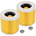 thumbnail image 1 of Paquete de 2 filtros de cartucho para WD3 Premium WD2 WD3 WD3P WD3 MV2 MV3 WD3 Filtro de repuesto para aspiradora Kärcher 6.414-552.0/64145520,, 1 of 5