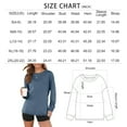 thumbnail image 6 of SUNBS Womens Long Sleeve Crewneck Shirts Fall Winter Casual Work Tops Women Blouses Trendy Basic Outfits, 6 of 7