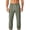 Army Green, variant on Men's Athletic Pants Lightweight Solid Color Workout Pants Quick Dry Drawstring Elastic Waist Trousers with Pockets