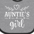 thumbnail image 4 of Inktastic Auntie Girl for Niece Girls Baby Bib, 4 of 4