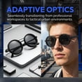 thumbnail image 5 of Adjustable Tint Sunglasses Steampunk Metal Round Polarized Glasses with ND Filter Lenses for Men and Women, 5 of 6