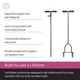 thumbnail image 4 of Yard Butler Beat The Drought Garden Bundle - Deep Root Irrigator and Manual Lawn Coring Aerator - Drip Watering Feeder Tool Irrigation System - Grass Aerators, Plug Core Aeration Tool (Pack of 2), 4 of 7
