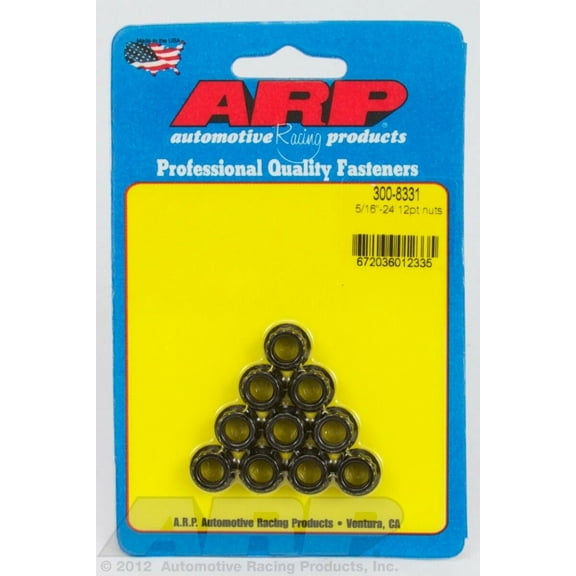 ARP INC. 300-8331 5/16-24 12PT NUT KIT
