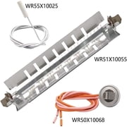 WR51X10055 Refrigerator Defrost Heater Assembly for General Electric GE Hotpoint, Sliver