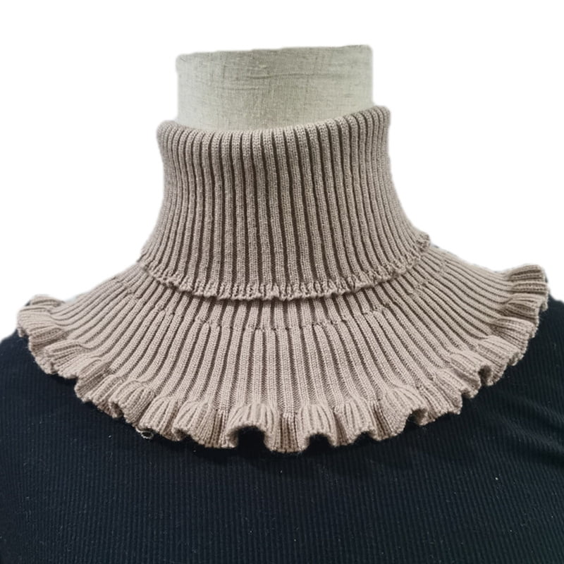 Wavy Turtleneck Dickie Turtleneck Neck Warmer Durable Elegant For Women