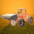 thumbnail image 3 of Wooden Painted 3D Bus Ambulance Race Car Puzzles DIY Assembly Education Kids Toy, 3 of 10