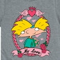 thumbnail image 3 of Hey Arnold! - Valentine's My Love - Toddler And Youth Short Sleeve Graphic T-Shirt, 3 of 5