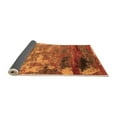 thumbnail image 2 of Ahgly Company Indoor Round Oriental Orange Industrial Area Rugs, 4' Round, 2 of 4