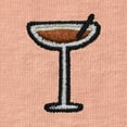 thumbnail image 2 of Dalix Espresso Martini Embroidered Lightweight Relaxed Jersey Tee Summer Cute Food Womens in Terracotta 2XL XX-Large, 2 of 5