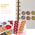 thumbnail image 2 of 10Pcs Binder Disc Notebook Binding Discs Planners Binding Buckle Loose-leaf Binder Buckles, 2 of 8