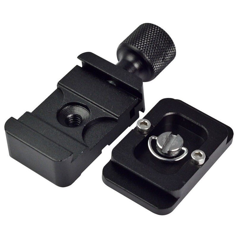Arca-Swiss 1/4" Mount Clamp Quicks Release Plate For Benro Arca Swiss Tripod K30 Reliable 