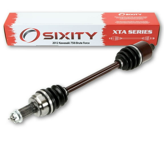Sixity 2012 compatible with Kawasaki 750i Brute force 4X4 Rear Right XTA Axles Back Passenger KVF750LCF